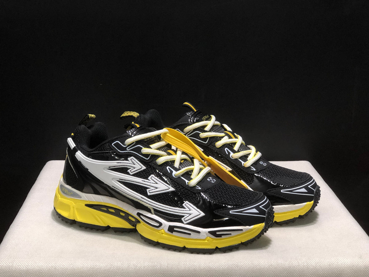 Off-White Be Right Back Sneakers Black Yellow