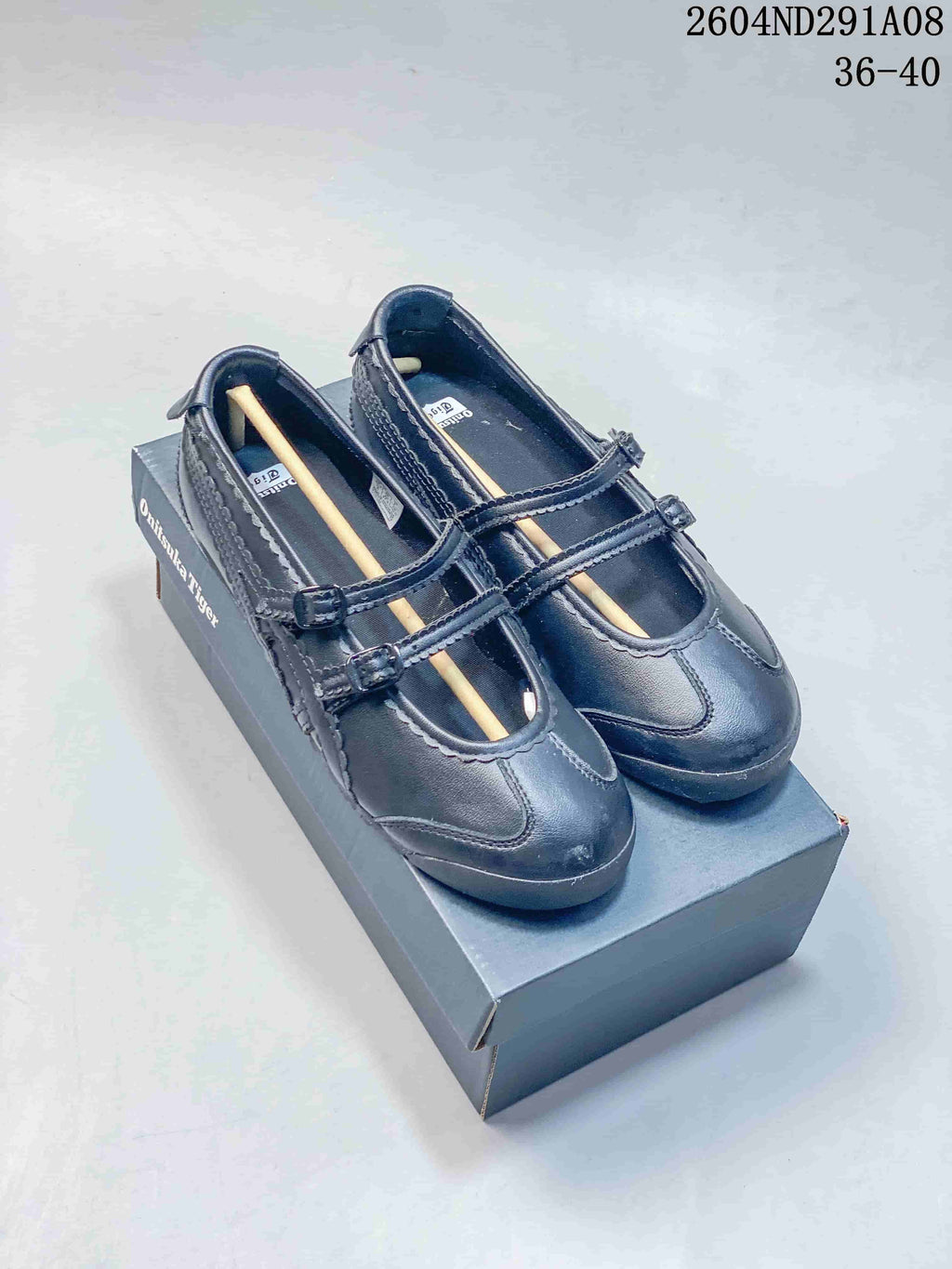Onitsuka Tiger Mexico 66 TGRS Black Mary Jane Sneakers