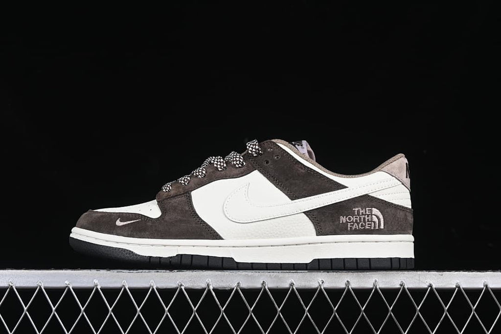 Nike Dunk Low Brown and White Sneakers