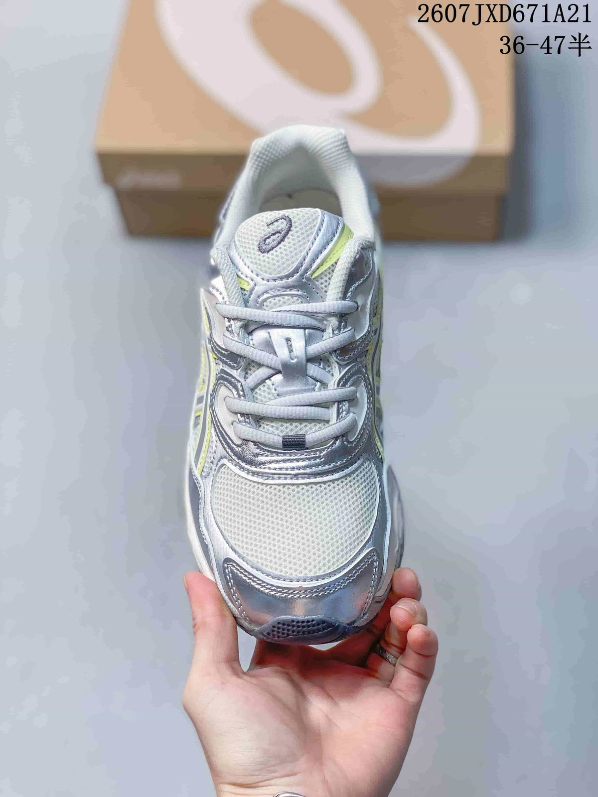 ASICS GEL-KAYANO 14 Sneakers Silver White Lime