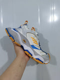 New Balance 9174 Sneakers White Grey Orange Blue