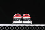 Nike SB Dunk Low Sneakers Black White Red Paisley