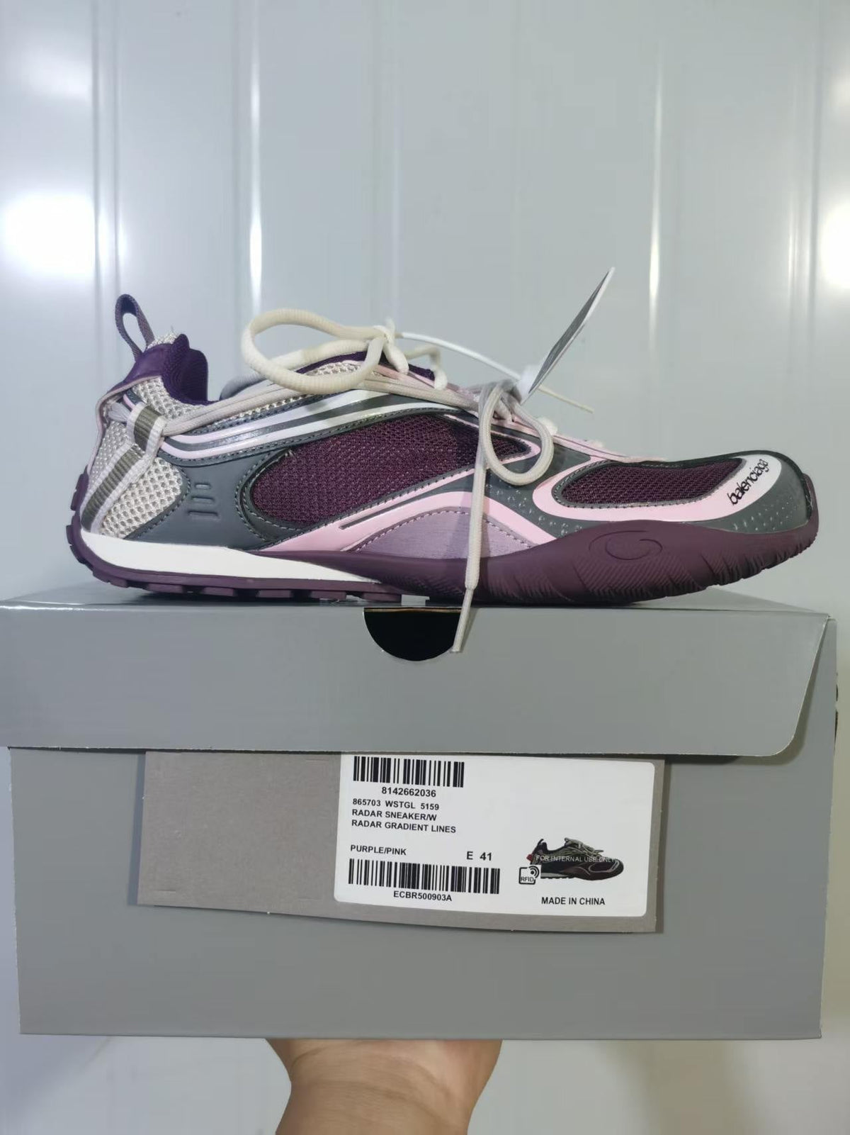 Skechers 5159 Radar Gradient Lines Sneakers Purple/Pink