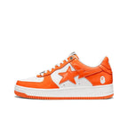 A Bathing Ape BAPE STA Low Sneakers White Orange