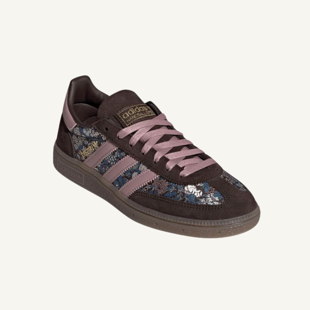Adidas Originals Women's Brown Handball Spezial x Liberty London Sneakers, KH9814