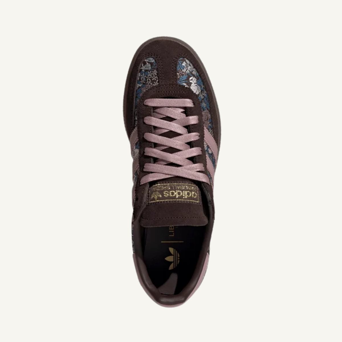 Adidas Originals Women's Brown Handball Spezial x Liberty London Sneakers, KH9814