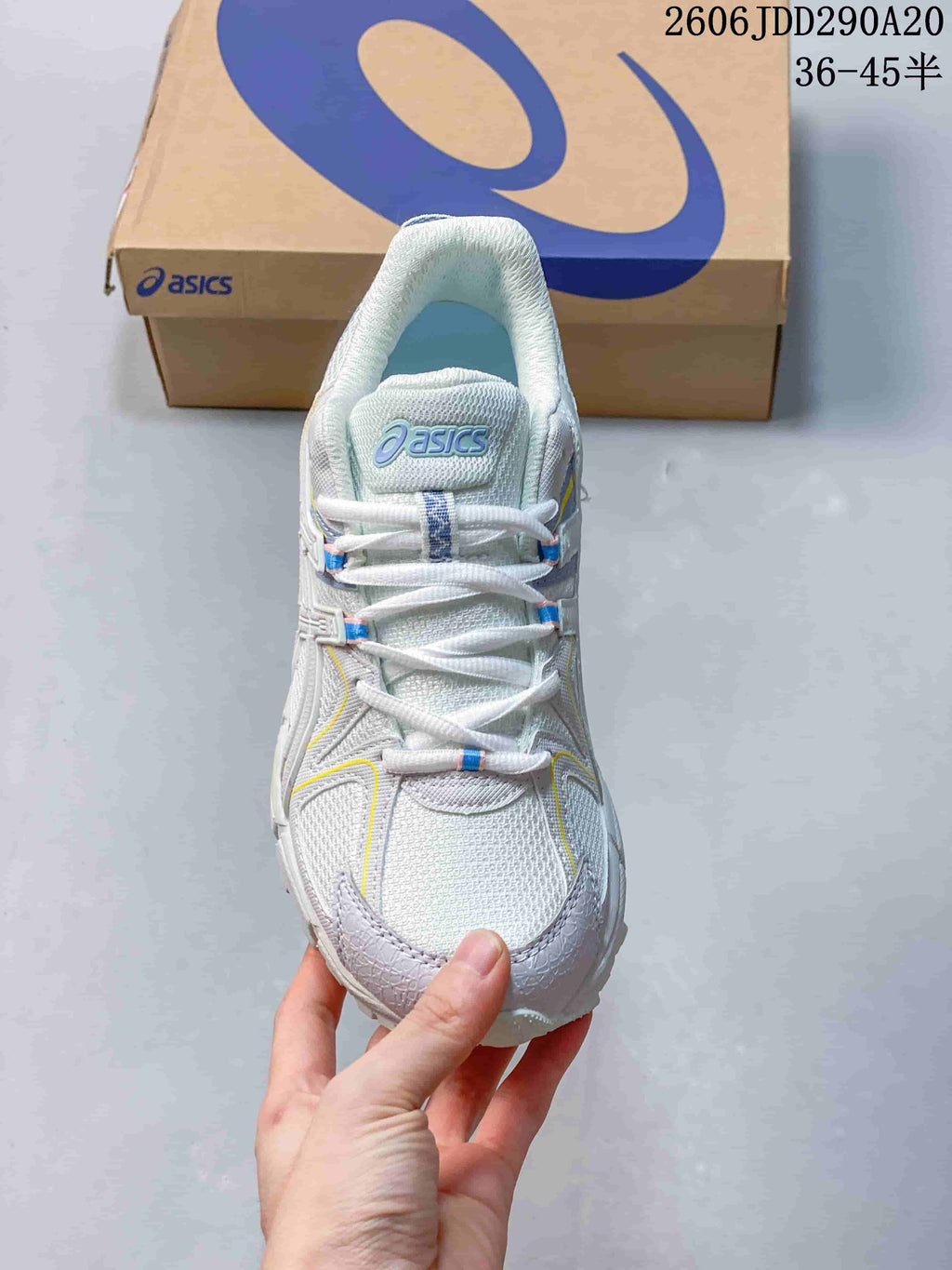 ASICS Tiger Gel-Kahana 8 Trail Sneakers White Blue 612000ASOEW
