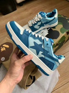 A BATHING APE BAPE SK8 Sta Sneakers Blue