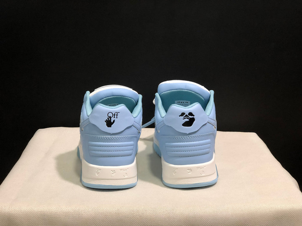 OFF-WHITE Out Of Office Low-Top Sneakers Blue White