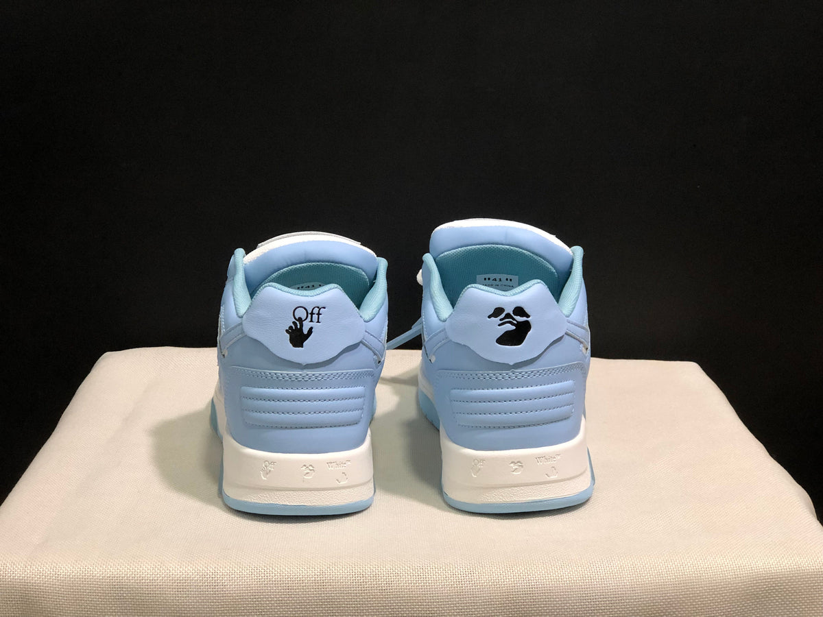 OFF-WHITE Out Of Office Low-Top Sneakers Blue White