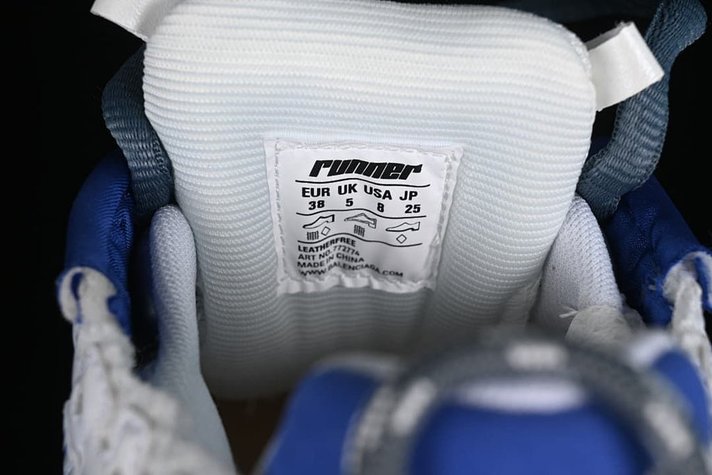 Balenciaga Runner 7.0 Sneakers in White, Blue and Yellow