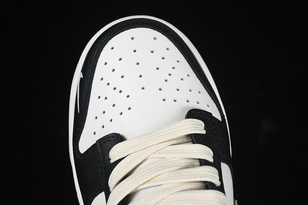 Nike SB Dunk Low Black White Pink Bow Sneakers