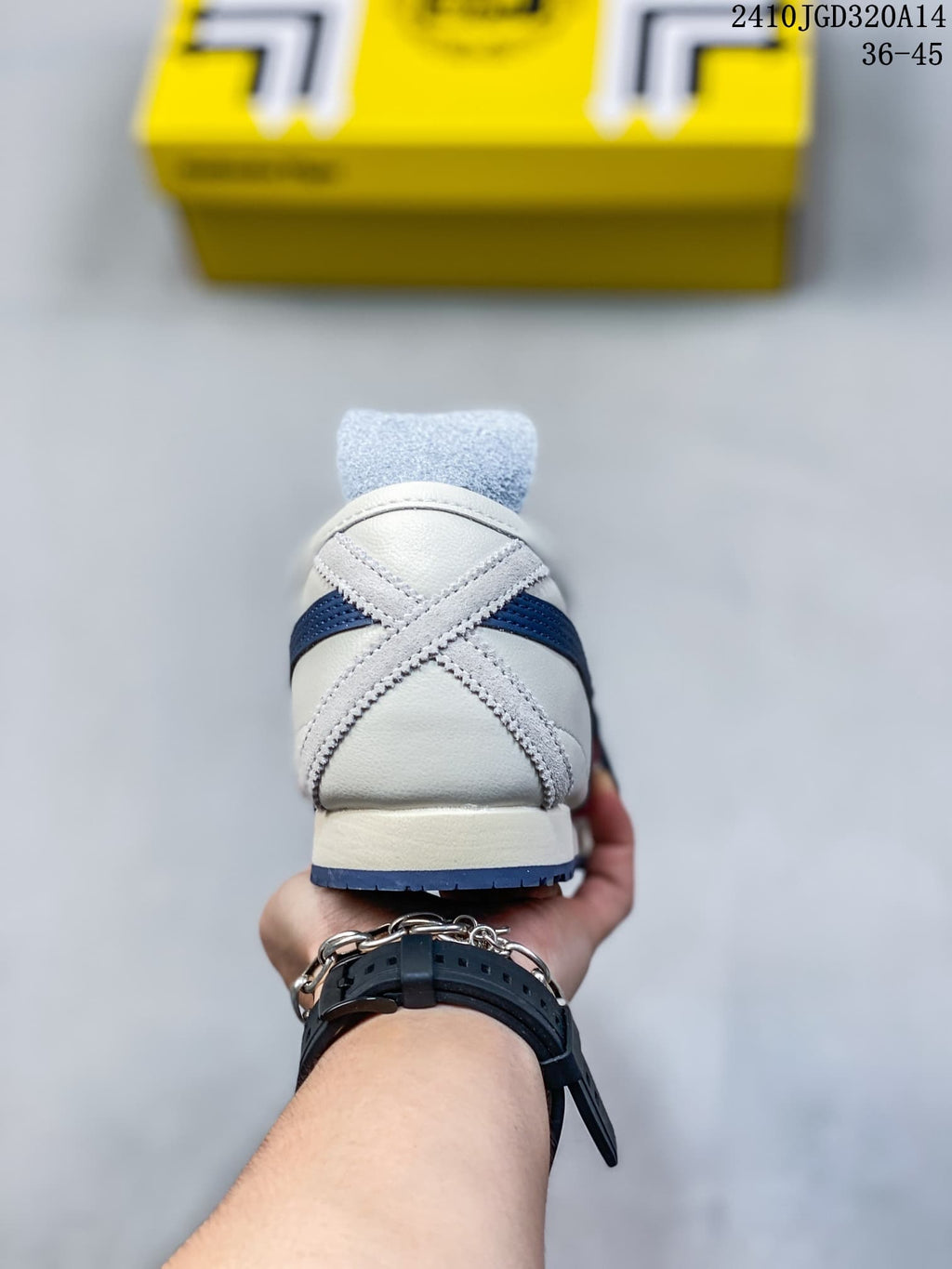 Onitsuka Tiger Mexico 66 White Blue Red Sneakers