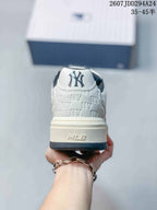 MLB Chunky Liner MID White Navy Sneakers 3ASXCDN3N