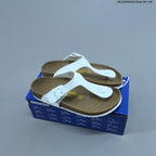 Birkenstock Arizona and Gizeh Sandals in White and Brown
