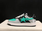 BAPE Bape Sta Low-Top Sneakers Black Grey Turquoise
