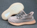 Adidas Yeezy Boost 350 V2 Kids Sneakers Silver Pink
