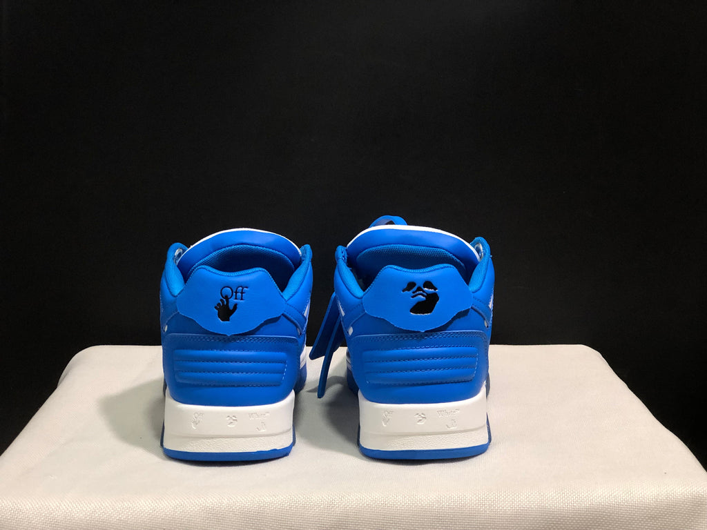 Off-White Out Of Office Blue White Low-Top Sneakers