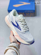 Brooks Glycerin Max Running Shoes White Blue Pink