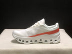 On Cloudmonster 1 White Coral Running Sneakers