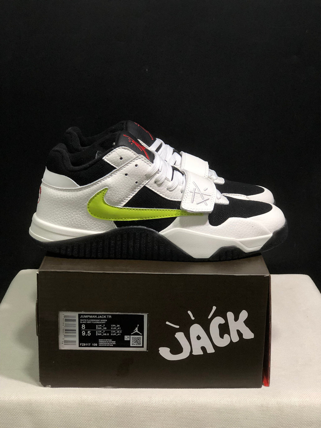 Nike Jordan Jumpman Jack TR Sneakers White Black Green