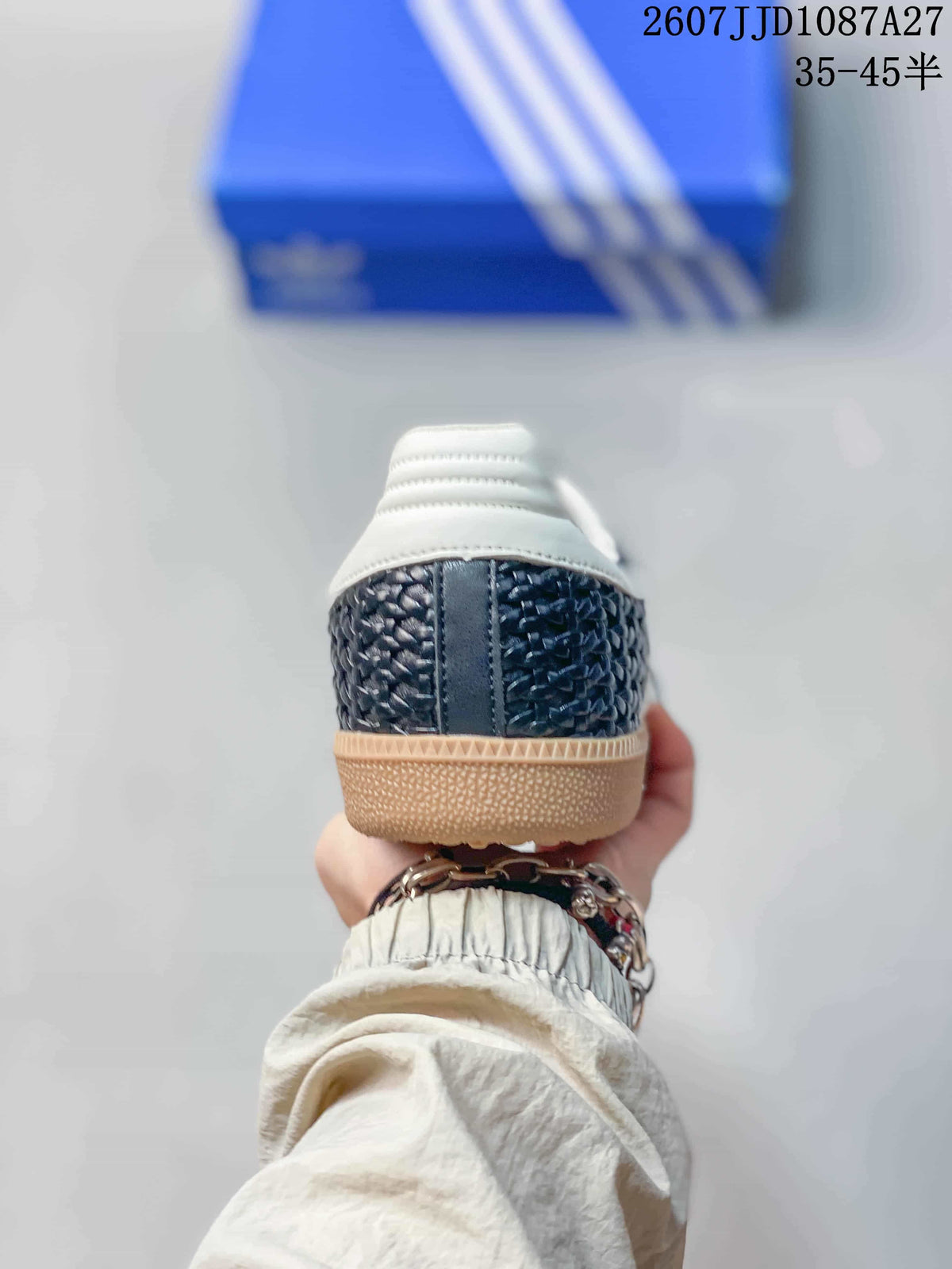 adidas Originals Samba ADV Low-Top Sneakers in Navy and White