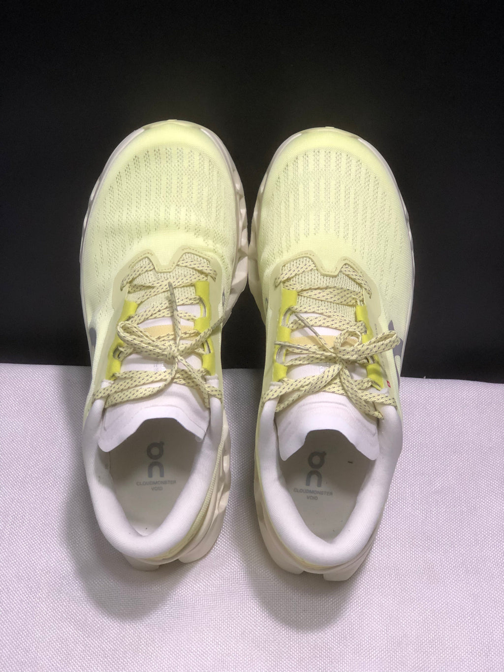 On Cloudmonster 3 Running Sneakers Light Yellow White