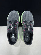 On Cloud eclipse Running Shoes in Gray and Lime