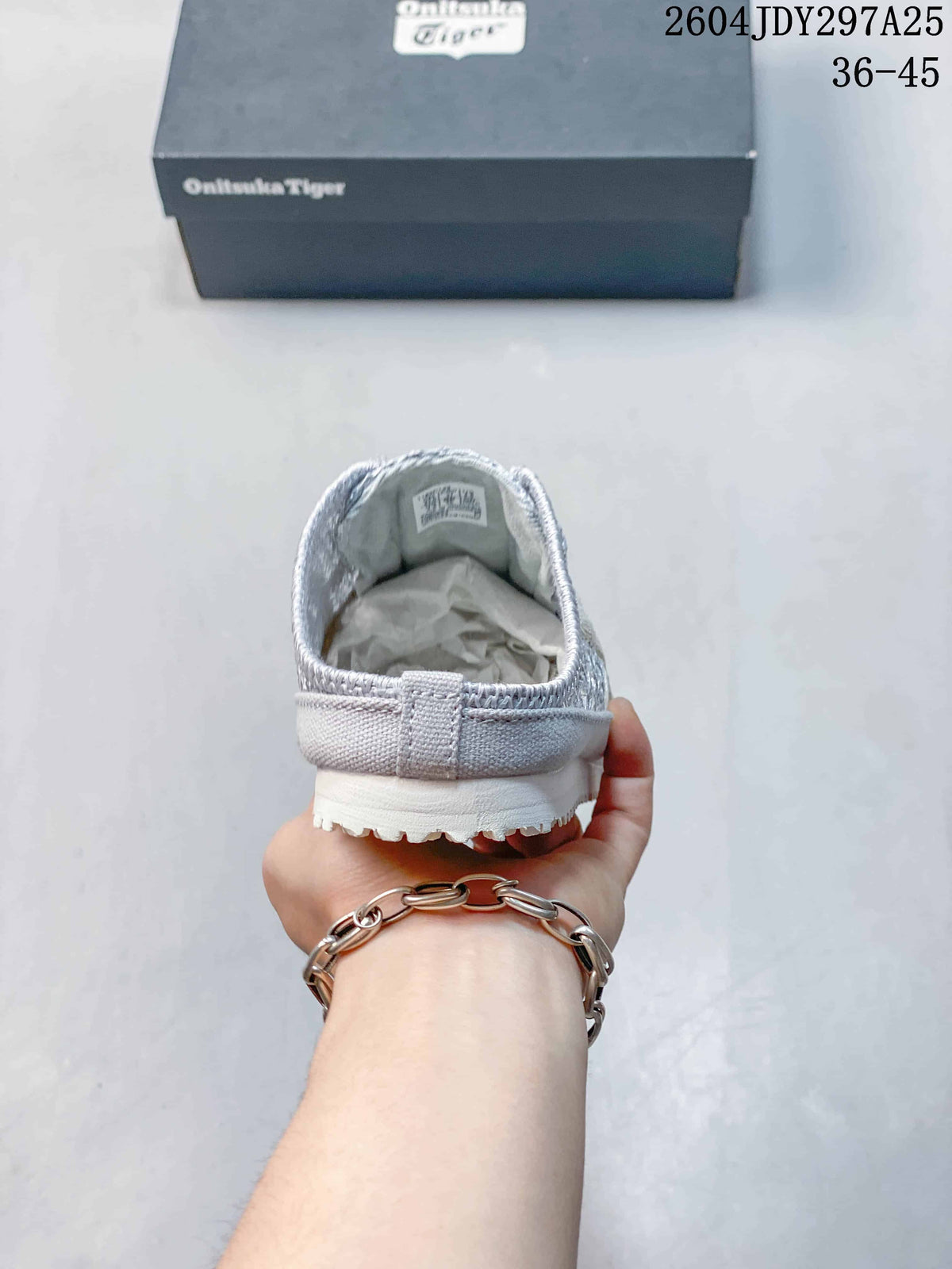Onitsuka Tiger Mexico 66 Sabot Gray Slip-On Sneakers