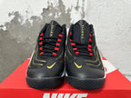 Nike Flight Black Red Gold Basketball Sneakers