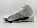 Gray and Black High-Top Basketball Sneakers