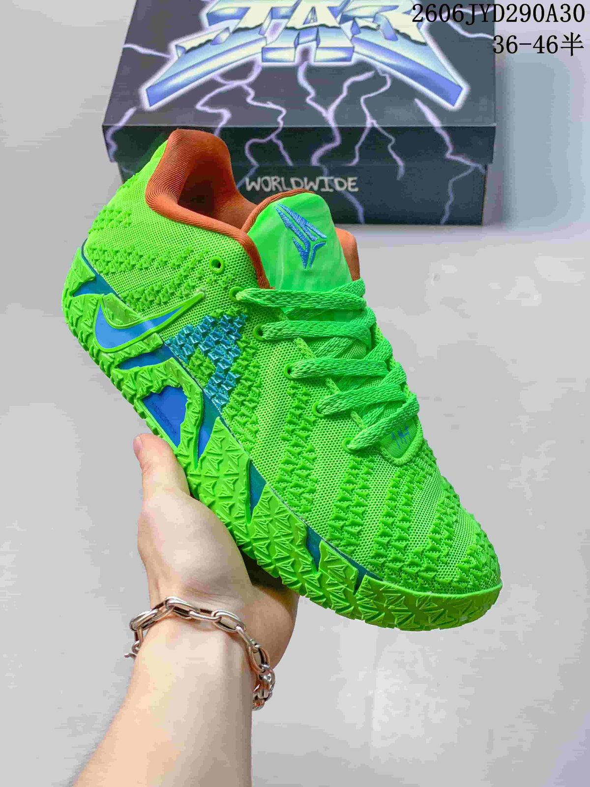 Nike Ja 3 Basketball Shoes in Green and Blue