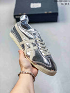 Onitsuka Tiger Silver Metallic Sneakers 2506JJD320A19