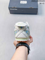 Onitsuka Tiger Floral Low-Top Sneakers Green Blue TD295A25