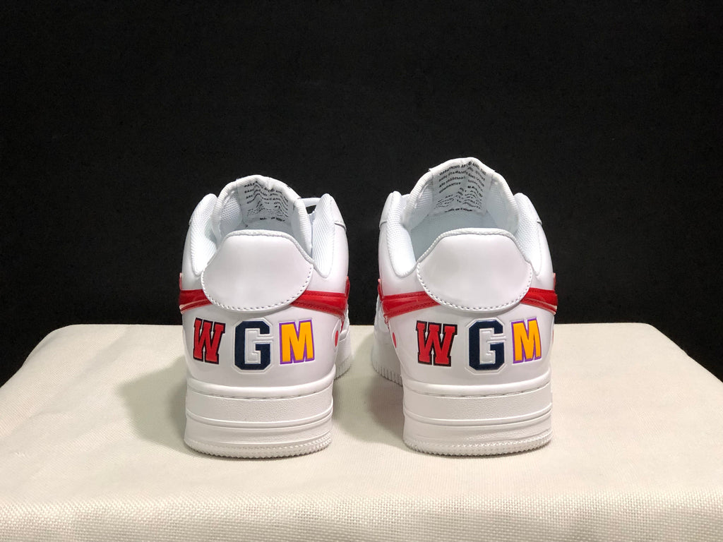 BAPE Bape Sta Low-Top Sneakers White Red