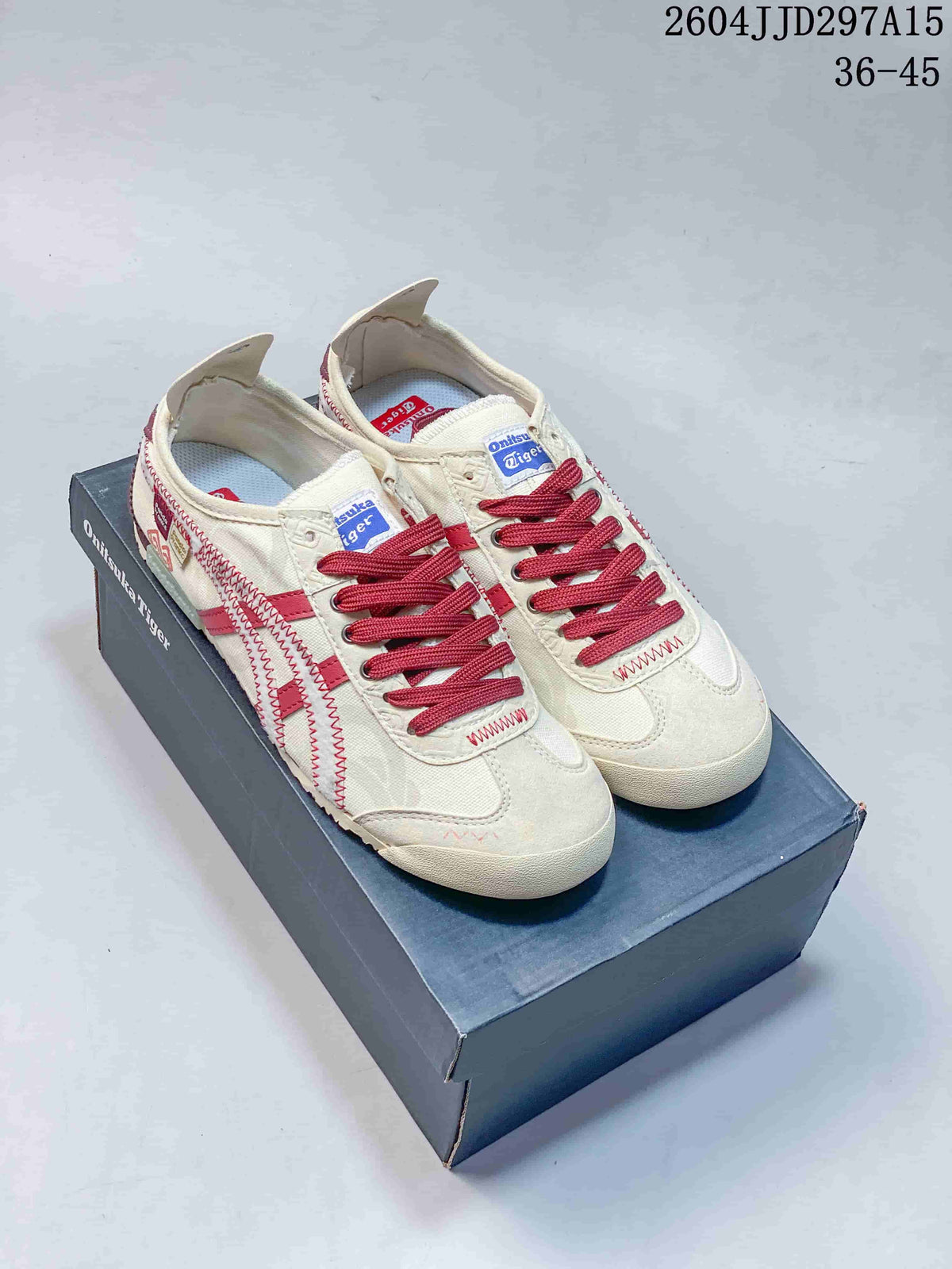 Onitsuka Tiger Mexico 66 Sneakers Cream Red TD297A15