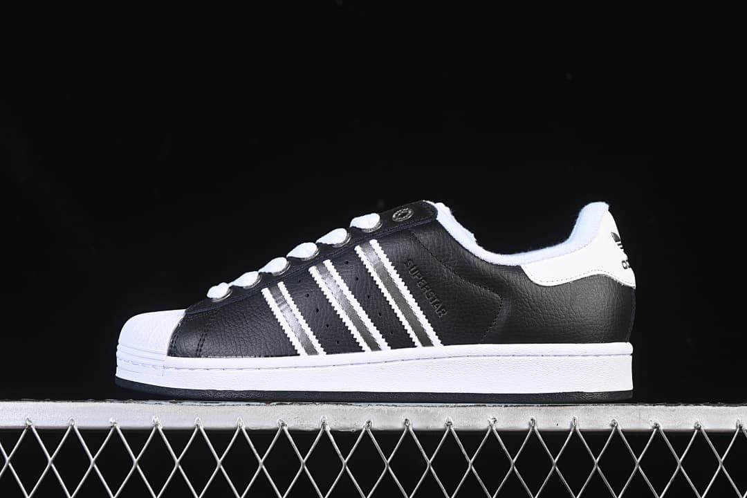 Adidas Superstar II JQ0314 Black and White Sneakers