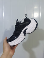 Skechers 0101 Black and White Sneakers