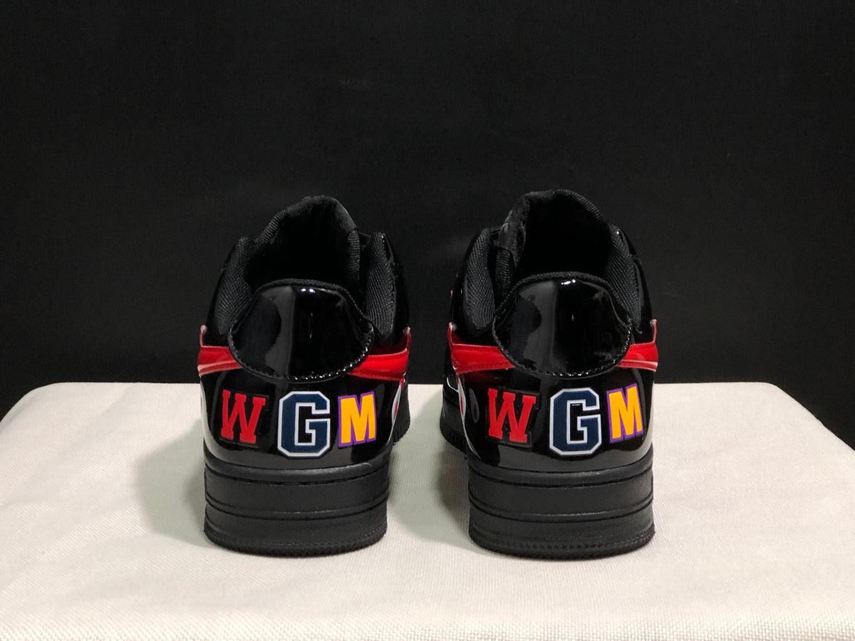 BAPE Bape Sta Low Sneakers Black Red Shark Design