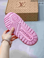 Louis Vuitton Trainer Maxi Pink Low-Top Sneakers
