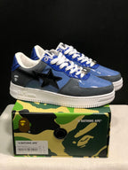 Bape Sta Low Sneakers Blue Gray