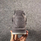 Jordan 4 KAWS Sample High-Top Sneakers in Grey