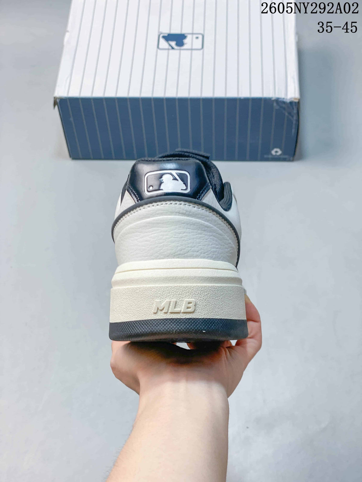 MLB Chunky Liner Low-Top Sneakers in White and Navy