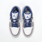Jordan 1 Low Sneakers White Grey Blue 553558-103