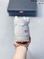 Nike Air Force 1 '07 Mid White Strap Sneakers