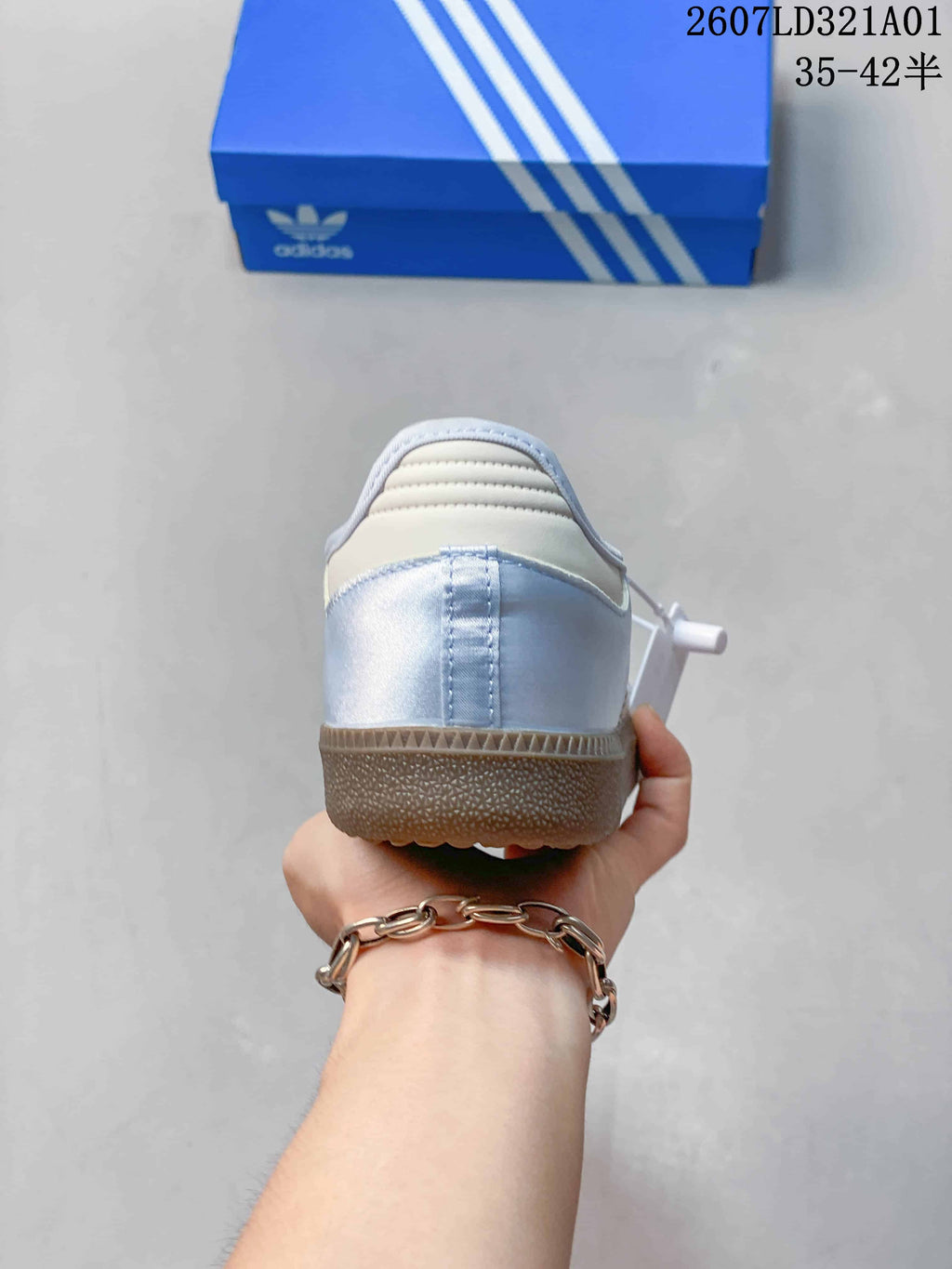 adidas Originals Samba Jane Blue Mary Jane Sneakers