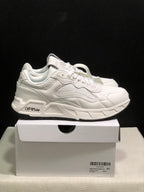 Off-White White Leather Low-Top Casual Sneakers