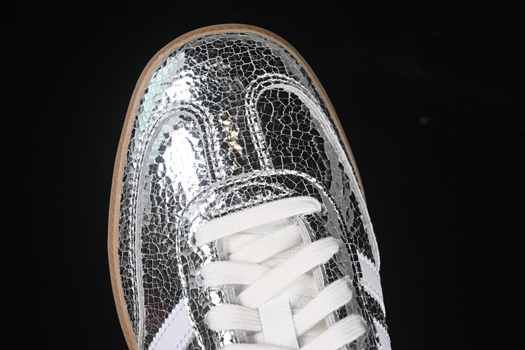 adidas Samba OG W JR0035 Silver Metallic Sneakers