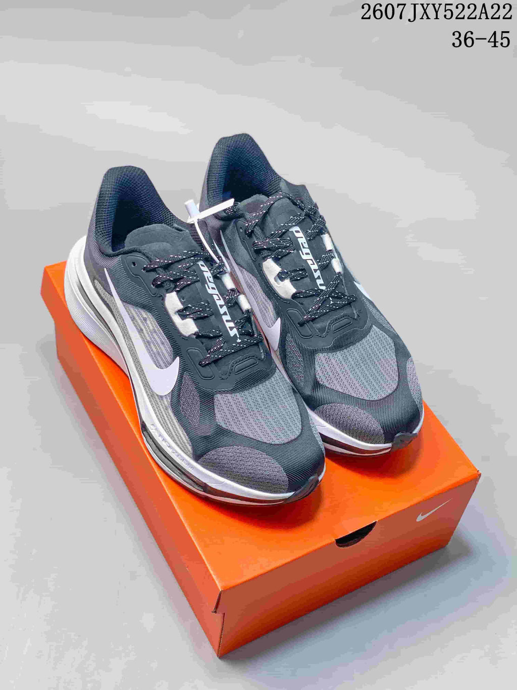 Nike Air Zoom Pegasus Plus Running Shoes Black Gray White