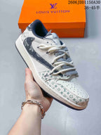 Air Jordan 1 Low OG SP Monogram Print Sneakers